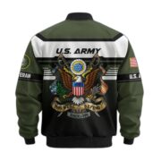 Premium US Veterans Bomber Jacket ATTN071021, Gifts For US Veterans, Gifts On Father's Day, Veterans Day. - Image 7