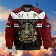 Premium US Veterans Bomber Jacket ATTN071021, Gifts For US Veterans, Gifts On Father's Day, Veterans Day. - Image 18