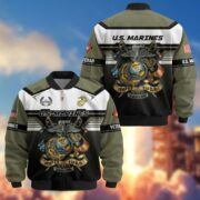Premium US Veterans Bomber Jacket ATTN071021, Gifts For US Veterans, Gifts On Father's Day, Veterans Day. - Image 20