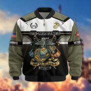 Premium US Veterans Bomber Jacket ATTN071021, Gifts For US Veterans, Gifts On Father's Day, Veterans Day. - Image 21
