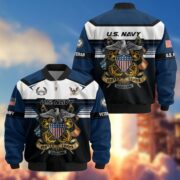 Premium US Veterans Bomber Jacket ATTN071021, Gifts For US Veterans, Gifts On Father's Day, Veterans Day. - Image 11