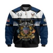 Premium US Veterans Bomber Jacket ATTN071021, Gifts For US Veterans, Gifts On Father's Day, Veterans Day. - Image 12