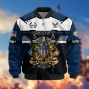 Premium US Veterans Bomber Jacket ATTN071021, Gifts For US Veterans, Gifts On Father's Day, Veterans Day. - Image 12