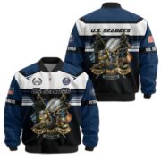 Premium US Veterans Bomber Jacket ATTN071021, Gifts For US Veterans, Gifts On Father's Day, Veterans Day. - Image 14