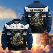 Premium US Veterans Bomber Jacket ATTN071021, Gifts For US Veterans, Gifts On Father's Day, Veterans Day. - Image 14