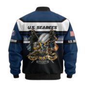 Premium US Veterans Bomber Jacket ATTN071021, Gifts For US Veterans, Gifts On Father's Day, Veterans Day. - Image 16