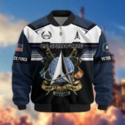 Premium US Veterans Bomber Jacket ATTN071021, Gifts For US Veterans, Gifts On Father's Day, Veterans Day. - Image 33