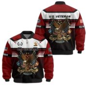 Premium US Veterans Bomber Jacket ATTN071021, Gifts For US Veterans, Gifts On Father's Day, Veterans Day. - Image 35