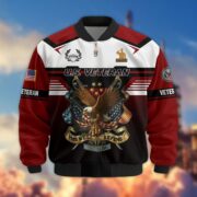Premium US Veterans Bomber Jacket ATTN071021, Gifts For US Veterans, Gifts On Father's Day, Veterans Day. - Image 36