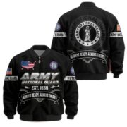 Premium US Veterans Bomber Jacket BPHN011013, Gifts For US Veterans, Gifts On Father's Day, Veterans Day. - Image 5