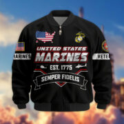 Premium US Veterans Bomber Jacket BPHN011013, Gifts For US Veterans, Gifts On Father's Day, Veterans Day. - Image 15