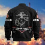 Premium US Veterans Bomber Jacket BPHN011013, Gifts For US Veterans, Gifts On Father's Day, Veterans Day. - Image 16