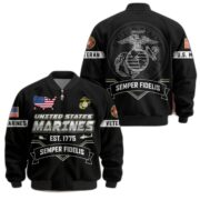 Premium US Veterans Bomber Jacket BPHN011013, Gifts For US Veterans, Gifts On Father's Day, Veterans Day. - Image 17