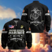 Premium US Veterans Bomber Jacket BPHN011013, Gifts For US Veterans, Gifts On Father's Day, Veterans Day. - Image 17