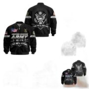 Premium US Veterans Bomber Jacket BPHN011013, Gifts For US Veterans, Gifts On Father's Day, Veterans Day.