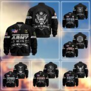 Premium US Veterans Bomber Jacket BPHN011013, Gifts For US Veterans, Gifts On Father's Day, Veterans Day.