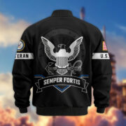 Premium US Veterans Bomber Jacket BPHN011013, Gifts For US Veterans, Gifts On Father's Day, Veterans Day. - Image 10
