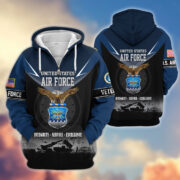 Premium US Veterans Zip Hoodie BPHN091012, Gifts For US Veterans, Gifts On Father's Day, Veterans Day. - Image 26