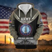 Premium US Veterans Zip Hoodie BPHN091012, Gifts For US Veterans, Gifts On Father's Day, Veterans Day. - Image 9
