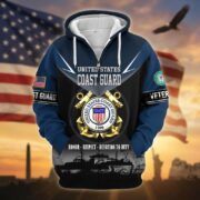 Premium US Veterans Zip Hoodie BPHN091012, Gifts For US Veterans, Gifts On Father's Day, Veterans Day. - Image 30