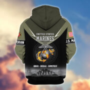 Premium US Veterans Zip Hoodie BPHN091012, Gifts For US Veterans, Gifts On Father's Day, Veterans Day. - Image 22