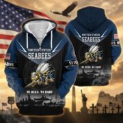 Premium US Veterans Zip Hoodie BPHN091012, Gifts For US Veterans, Gifts On Father's Day, Veterans Day. - Image 14