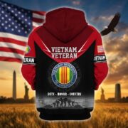 Premium US Veterans Zip Hoodie BPHN091012, Gifts For US Veterans, Gifts On Father's Day, Veterans Day. - Image 40