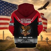 Premium US Veterans Zip Hoodie BPHN091012, Gifts For US Veterans, Gifts On Father's Day, Veterans Day. - Image 37