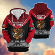 Premium US Veterans Zip Hoodie BPHN091012, Gifts For US Veterans, Gifts On Father's Day, Veterans Day. - Image 35