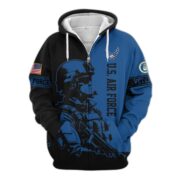 Premium US Veterans Zip Hoodie BPHN081013, Gifts For US Veterans, Gifts On Father's Day, Veterans Day. - Image 27