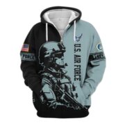 Premium US Veterans Zip Hoodie BPHN081013, Gifts For US Veterans, Gifts On Father's Day, Veterans Day. - Image 24