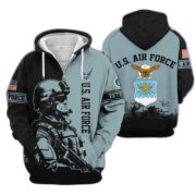 Premium US Veterans Zip Hoodie BPHN081013, Gifts For US Veterans, Gifts On Father's Day, Veterans Day. - Image 23