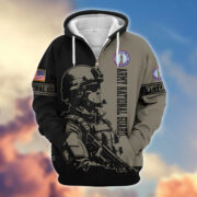 Premium US Veterans Zip Hoodie BPHN081013, Gifts For US Veterans, Gifts On Father's Day, Veterans Day. - Image 9
