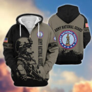 Premium US Veterans Zip Hoodie BPHN081013, Gifts For US Veterans, Gifts On Father's Day, Veterans Day. - Image 8