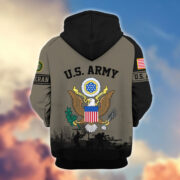 Premium US Veterans Zip Hoodie BPHN081013, Gifts For US Veterans, Gifts On Father's Day, Veterans Day. - Image 4
