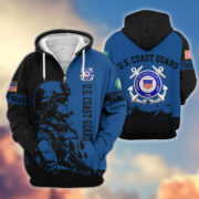 Premium US Veterans Zip Hoodie BPHN081013, Gifts For US Veterans, Gifts On Father's Day, Veterans Day. - Image 29