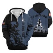 Premium US Veterans Zip Hoodie BPHN081013, Gifts For US Veterans, Gifts On Father's Day, Veterans Day. - Image 32