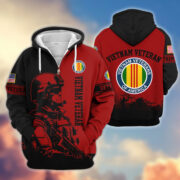 Premium US Veterans Zip Hoodie BPHN081013, Gifts For US Veterans, Gifts On Father's Day, Veterans Day. - Image 38