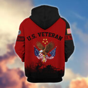 Premium US Veterans Zip Hoodie BPHN081013, Gifts For US Veterans, Gifts On Father's Day, Veterans Day. - Image 37