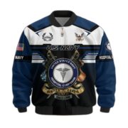 Premium US Navy Corpsman Bomber Jacket CPVC241010 - Image 2
