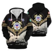 Premium US Veterans Zip Hoodie BPHN151011, Gifts For US Veterans, Gifts On Father's Day, Veterans Day. - Image 20