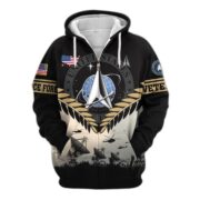 Premium US Veterans Zip Hoodie BPHN151011, Gifts For US Veterans, Gifts On Father's Day, Veterans Day. - Image 24