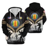 Premium US Veterans Zip Hoodie BPHN151011, Gifts For US Veterans, Gifts On Father's Day, Veterans Day. - Image 29