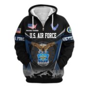 Premium US Veterans Zip Hoodie BPHN131012, Gifts For US Veterans, Gifts On Father's Day, Veterans Day. - Image 27