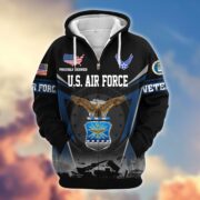 Premium US Veterans Zip Hoodie BPHN131012, Gifts For US Veterans, Gifts On Father's Day, Veterans Day. - Image 27