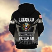 Premium US Veterans Zip Hoodie BPHN131012, Gifts For US Veterans, Gifts On Father's Day, Veterans Day. - Image 4