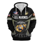 Premium US Veterans Zip Hoodie BPHN131012, Gifts For US Veterans, Gifts On Father's Day, Veterans Day. - Image 21