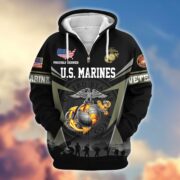 Premium US Veterans Zip Hoodie BPHN131012, Gifts For US Veterans, Gifts On Father's Day, Veterans Day. - Image 21
