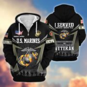 Premium US Veterans Zip Hoodie BPHN131012, Gifts For US Veterans, Gifts On Father's Day, Veterans Day. - Image 20