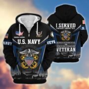 Premium US Veterans Zip Hoodie BPHN131012, Gifts For US Veterans, Gifts On Father's Day, Veterans Day. - Image 11